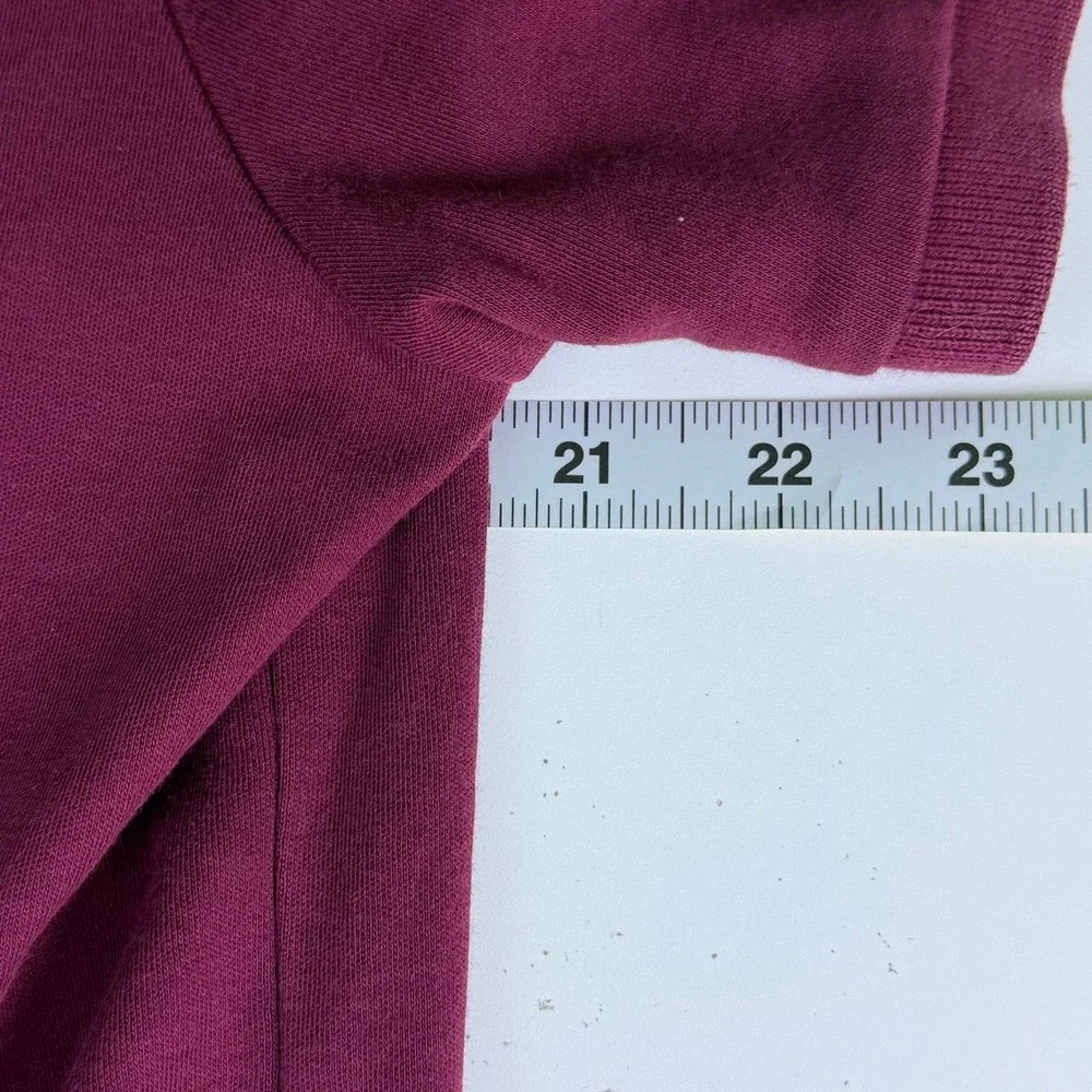 Polo Ralph Lauren Mens L Polo Shirt Burgundy Custom Fit Short Sleeve